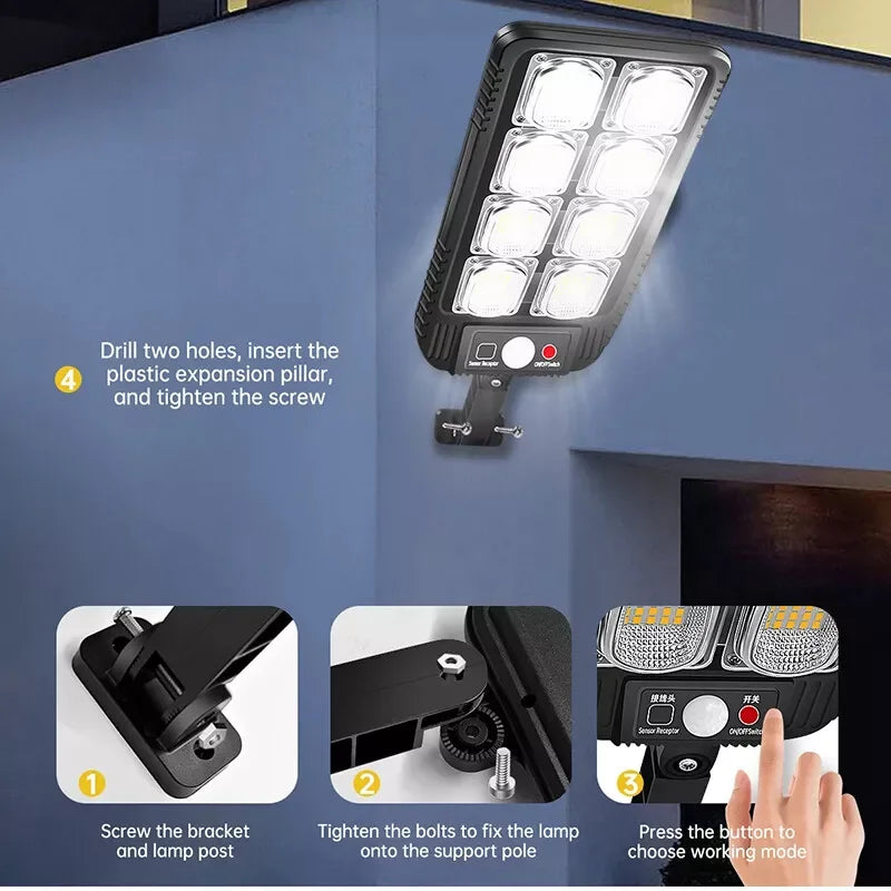 Solar Street Light Motion Sensor LED