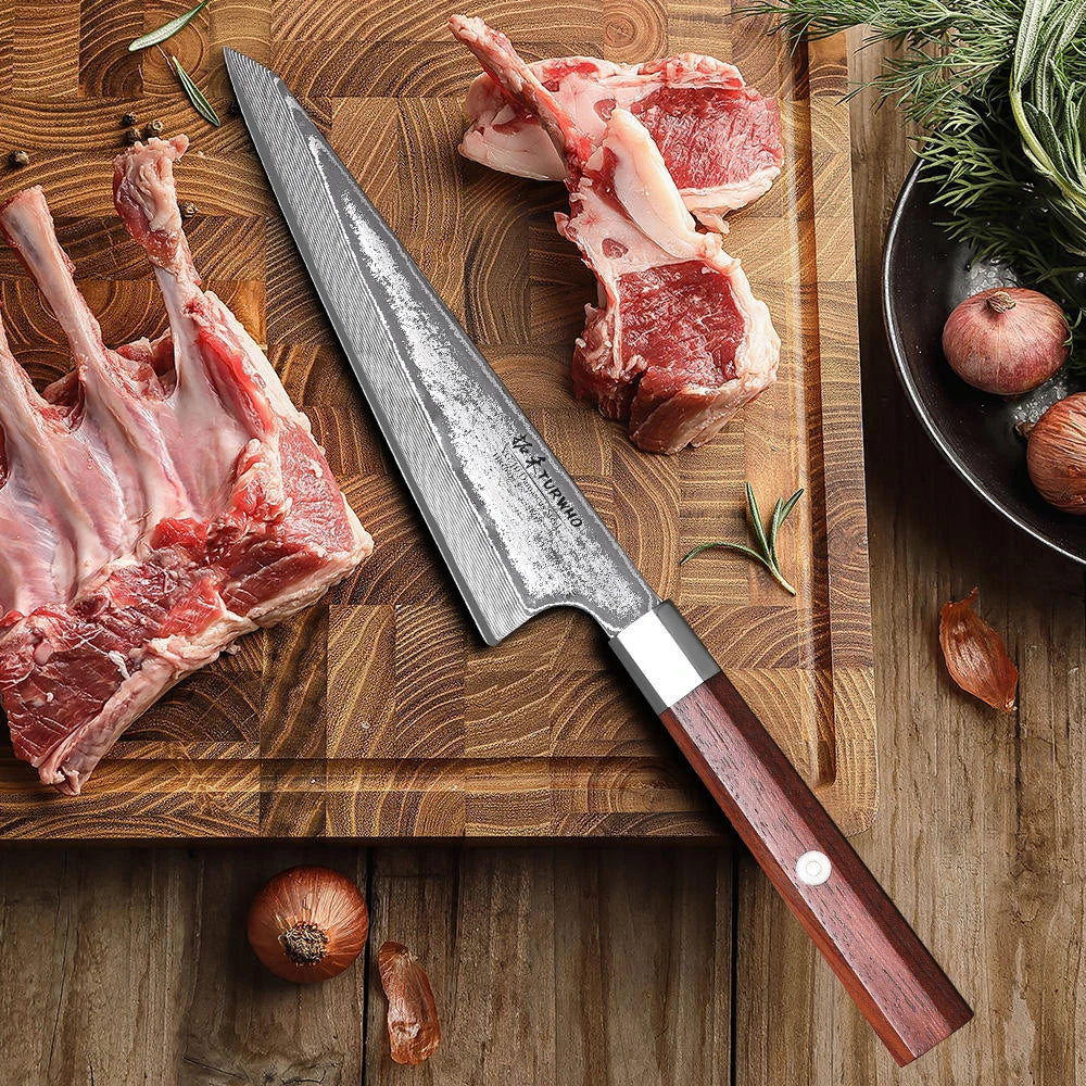 6" Honesuki Utility Knife Damascus Steel Chef Knives