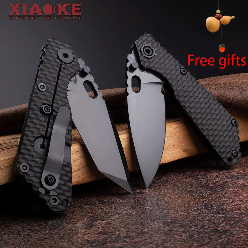 Titanium Handle, Folding Pocket Knife