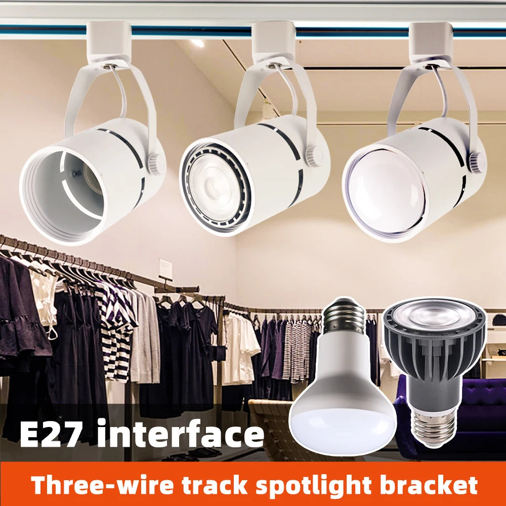 Led, Incandescent Track Light 5-10W, White, Black