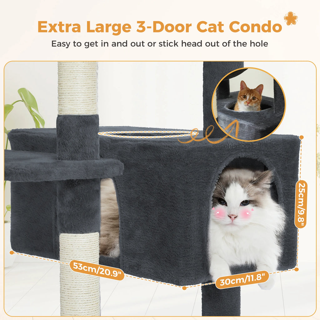 Large Cat Tree and Tower for Indoor Cats