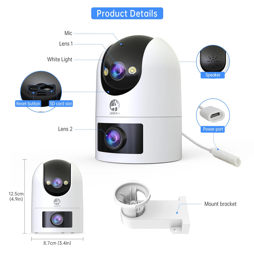 Home Security Camera, Auto Tracking, Audio