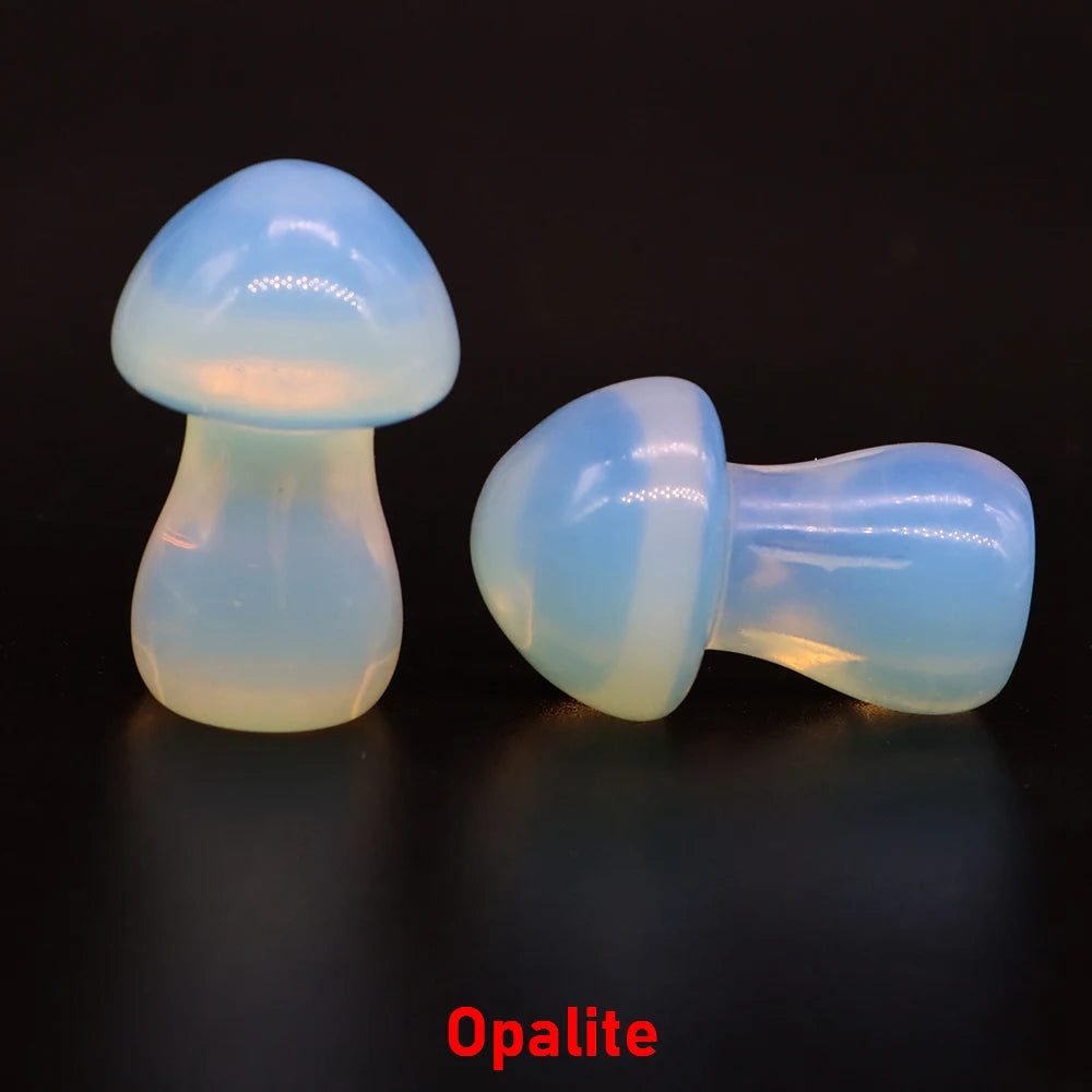1.5" Crystal Mushroom Mineral Healing Home Decoration