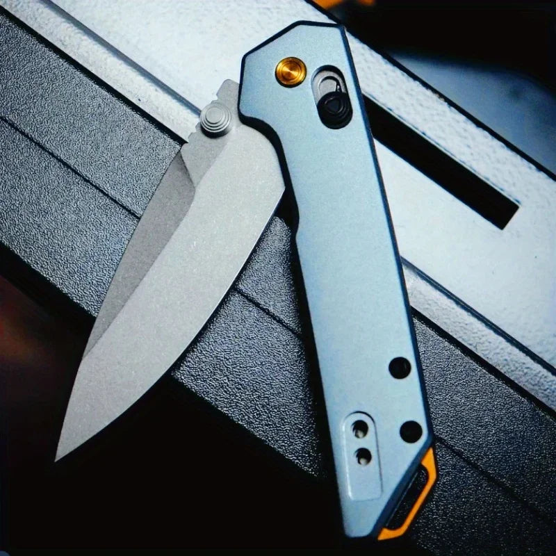 Folding Small Pocket Knife, Aluminum Handle