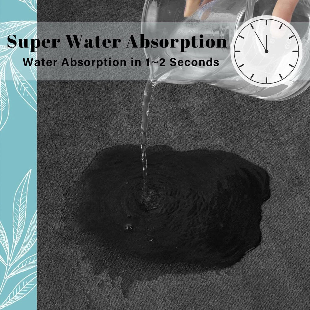 super absorbent bath mat, anti slip, door mat