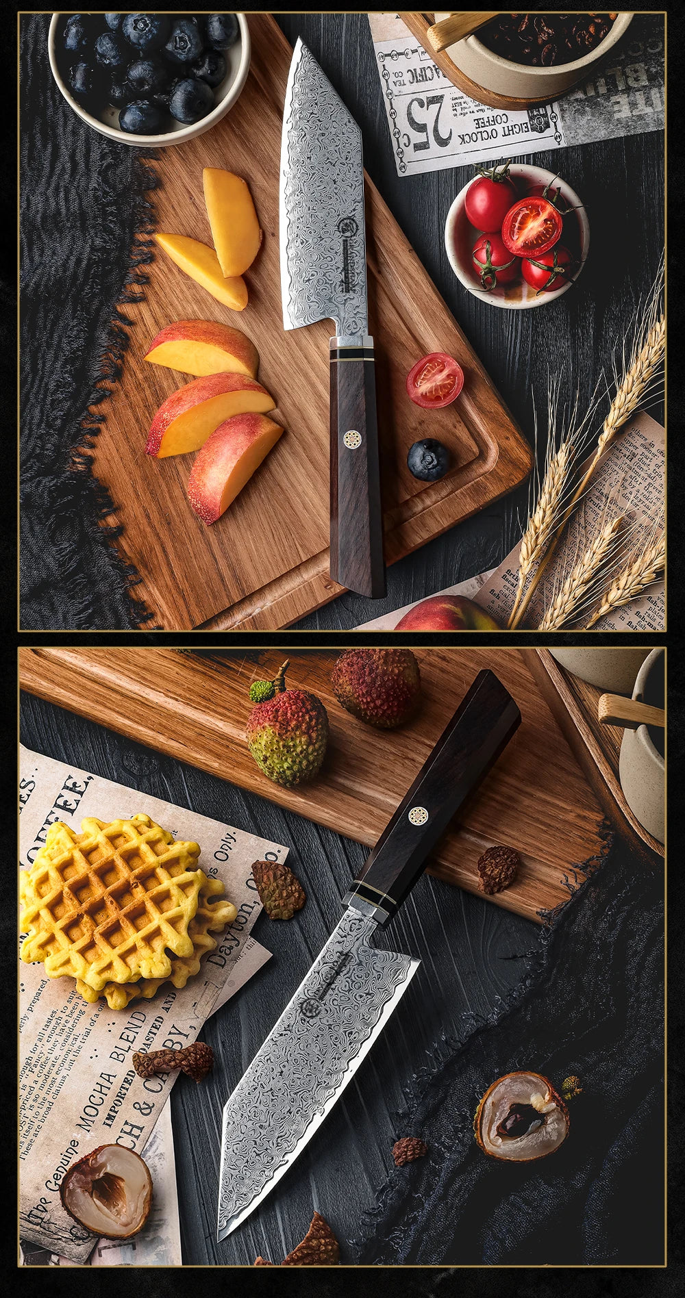 5.4” Bunka Knife 67 Layers Damascus Steel