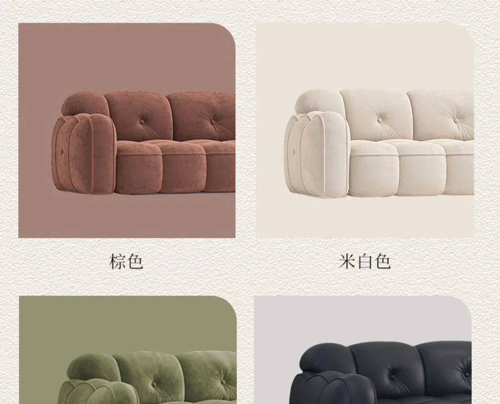 Brown Living Room, Small Apartment, Marshmallow Cloud Sofa