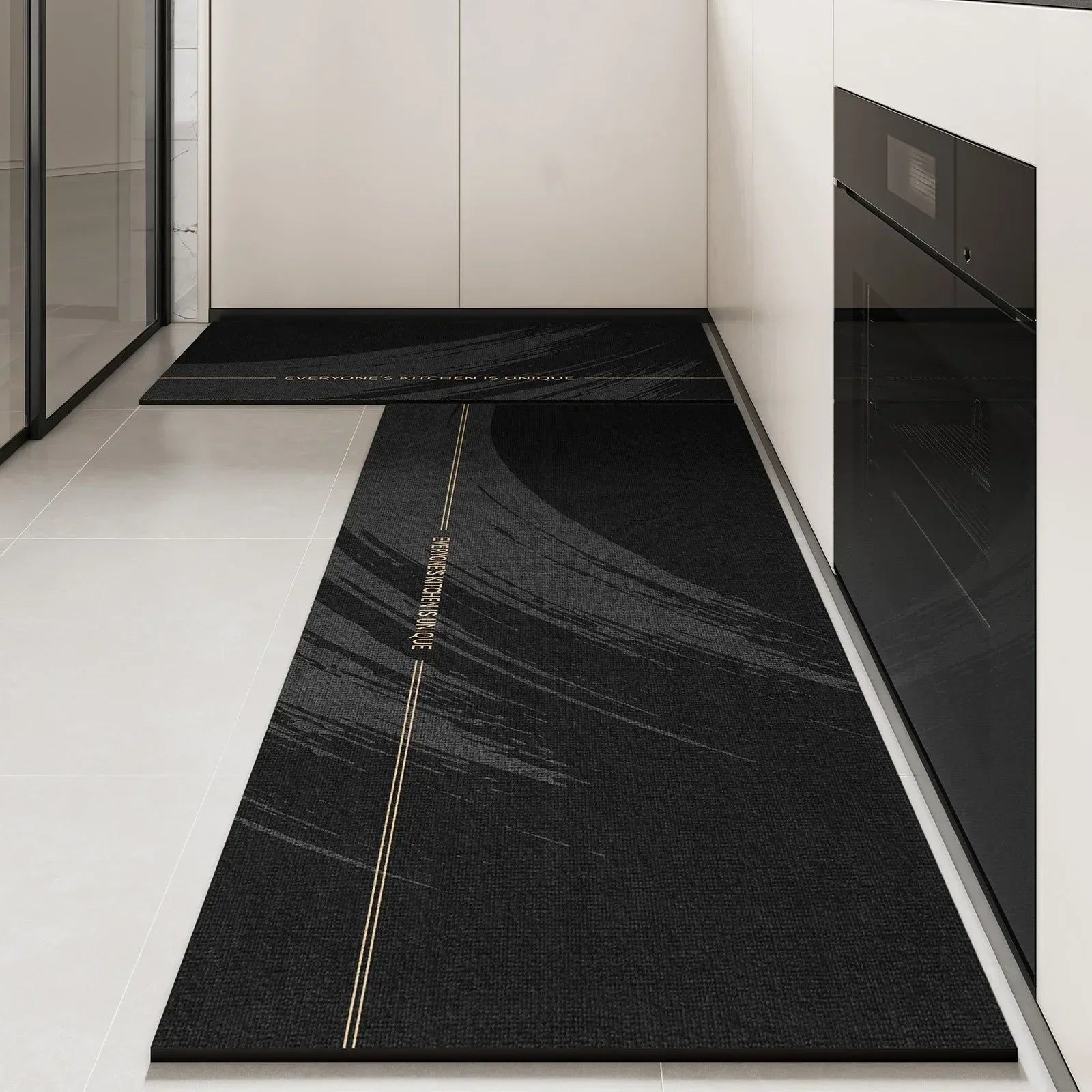 Kitchen Long Foot Mats, Non-slip, Oil-proof