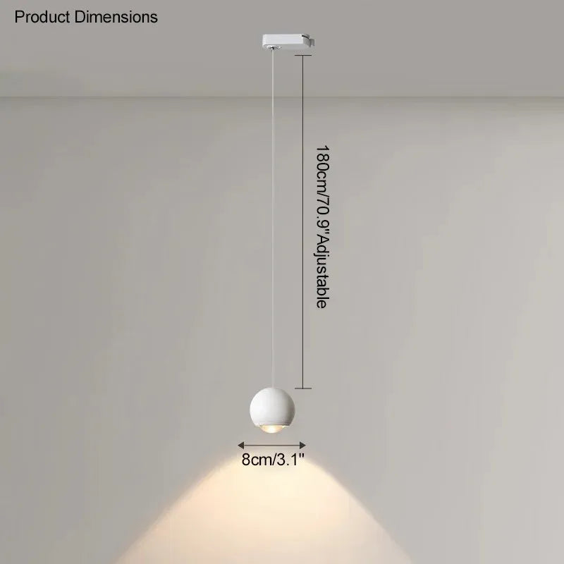 Surface mounted track lights, spotlights, LED, Hanging