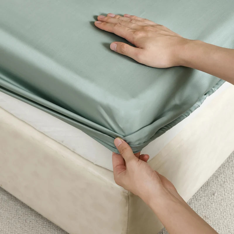 Mulberry Silk Fitted Sheet, Non-Slip Bed Cover