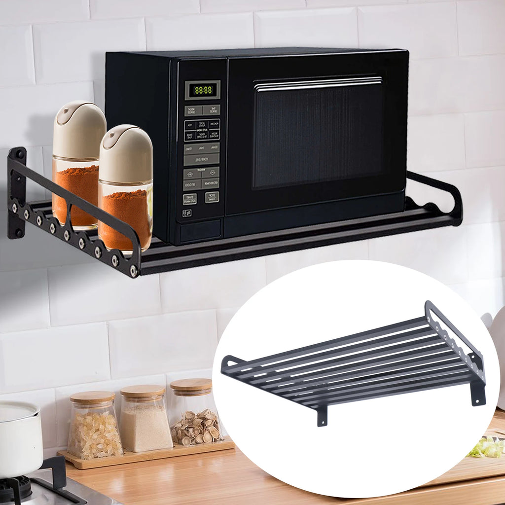 Wall-Mounted Microwave Oven Rack 50kg Capacity