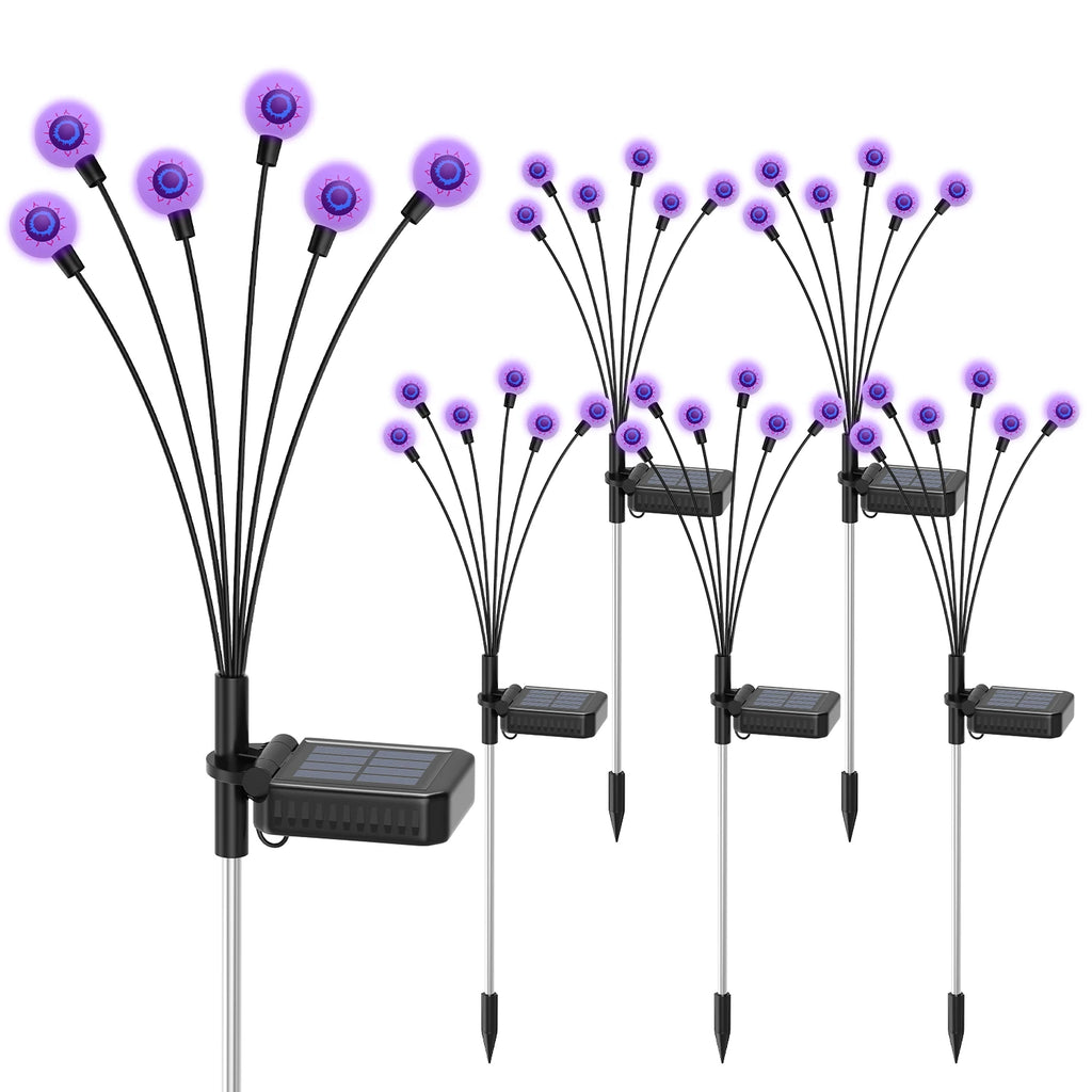 Solar Scary Eyeball Lights, Purple/Green