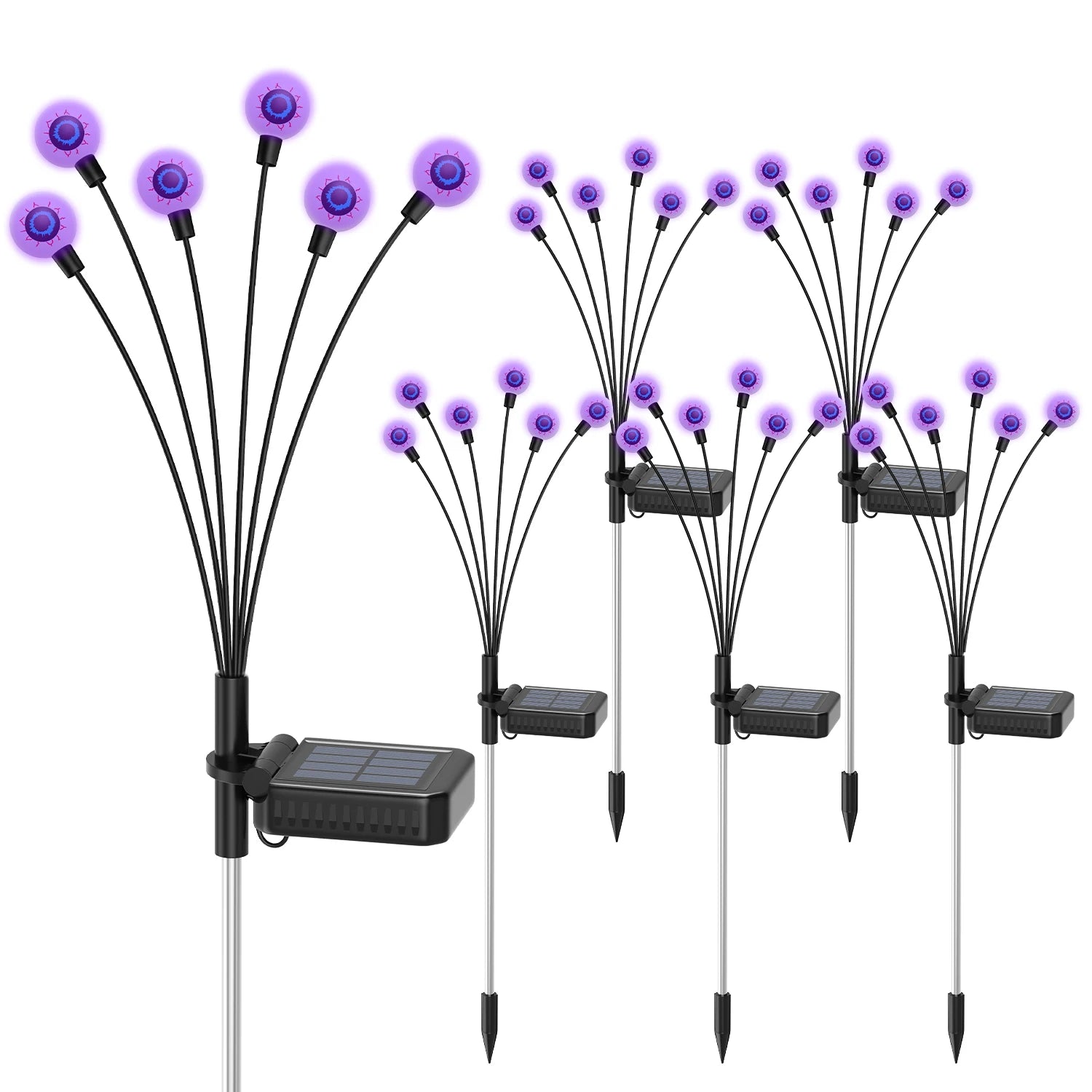 Solar Scary Eyeball Lights, Purple/Green