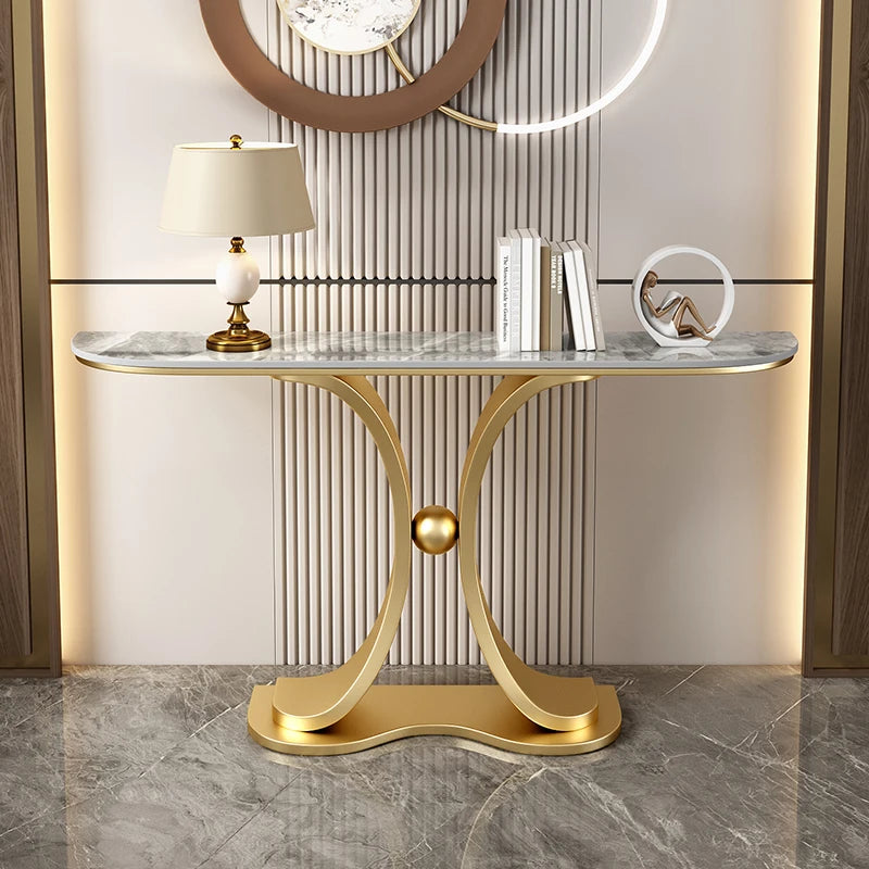Hallway Lobby Marble Console Table