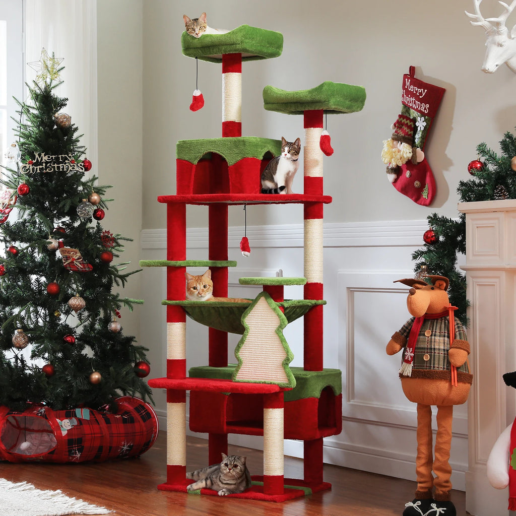 Large Cat Tree and Tower for Indoor Cats