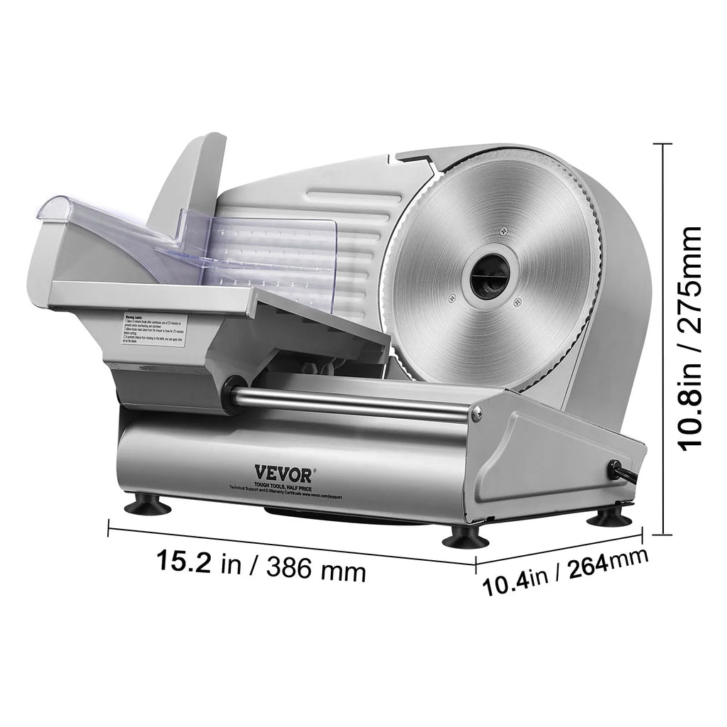 Electric Deli Food Slicer, Adjustable Thickness
