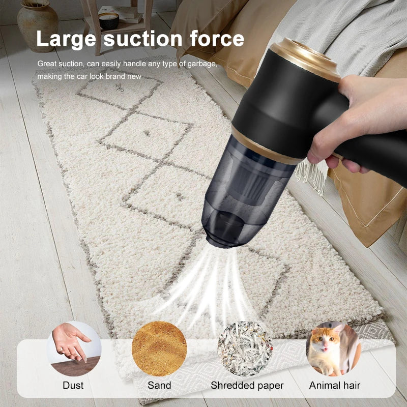 Wireless Car Vacuum Cleaner, High Power Cleaning Machine
