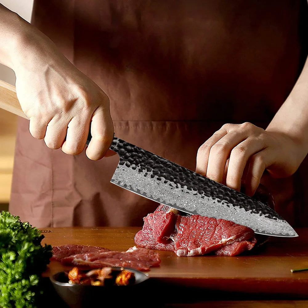 Japanese Chef's Knives 67 Layer Damascus Steel