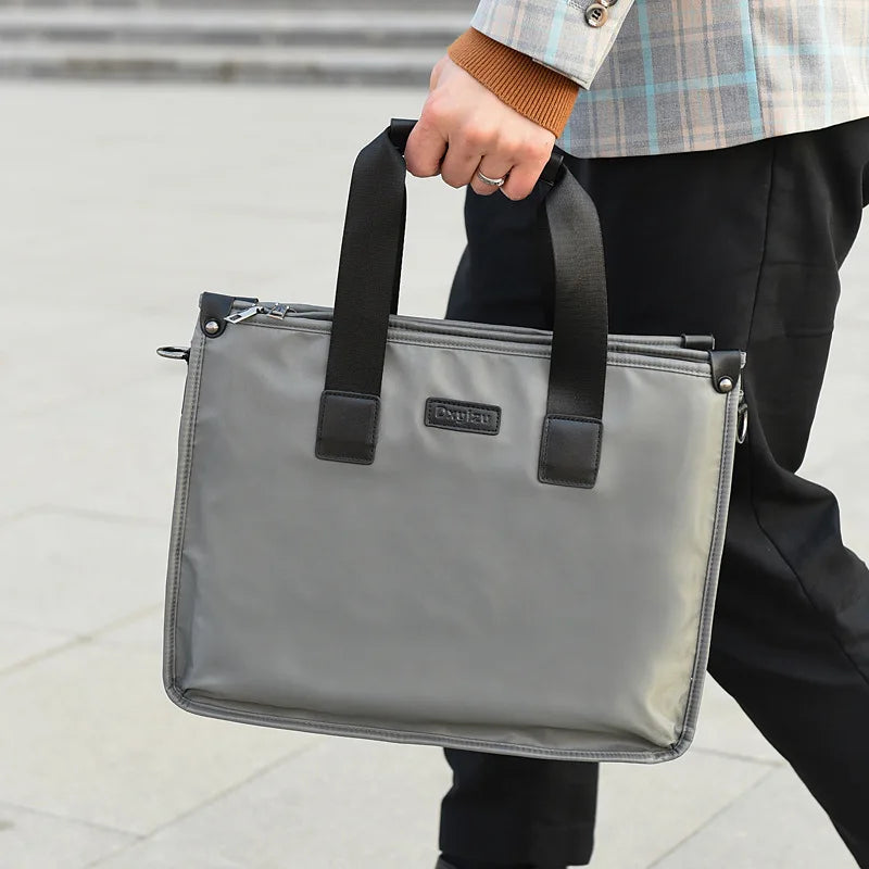 Business Briefcase Polyester Laptop Crossbody Bag
