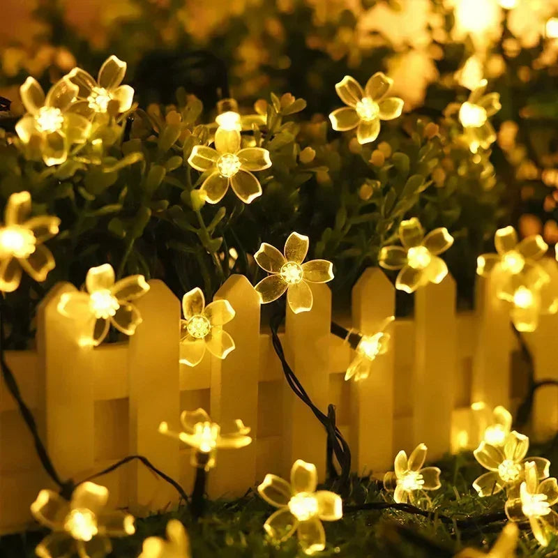 Solar LED Cherry Blossom Light String