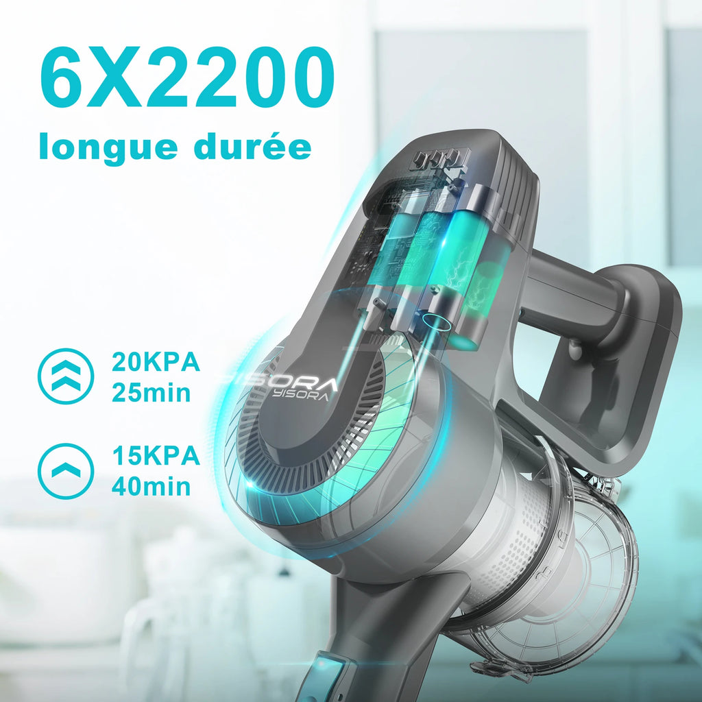 Cordless Upright Vacuum Cleaner for Carpet, Hard Floor