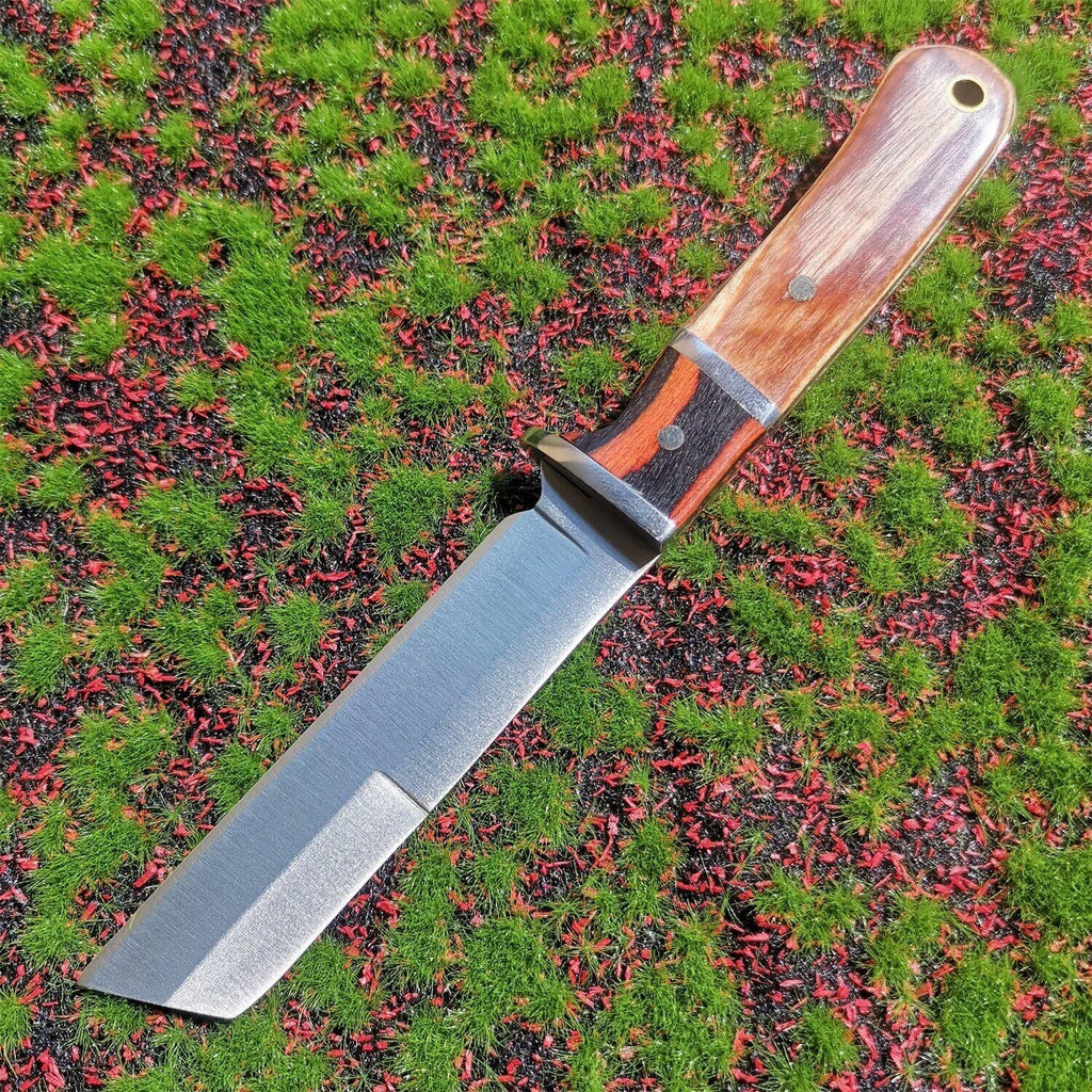 Stainless Steel Straight Knife, Sheath