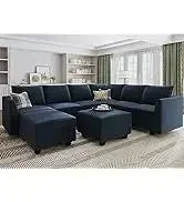 L Shaped Couch with Reversible Chaise.