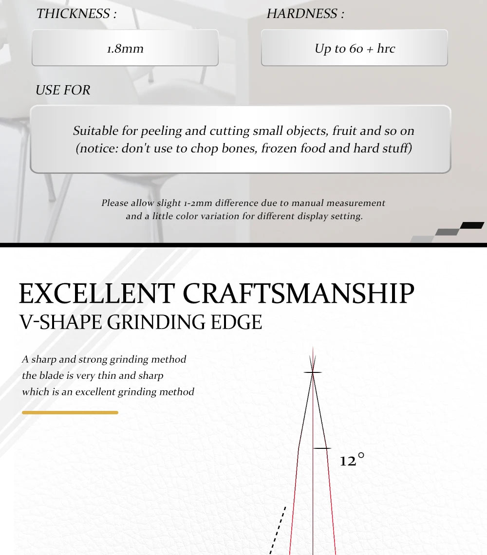 5 Inch Japanese Damascus Steel Kitchen Knife