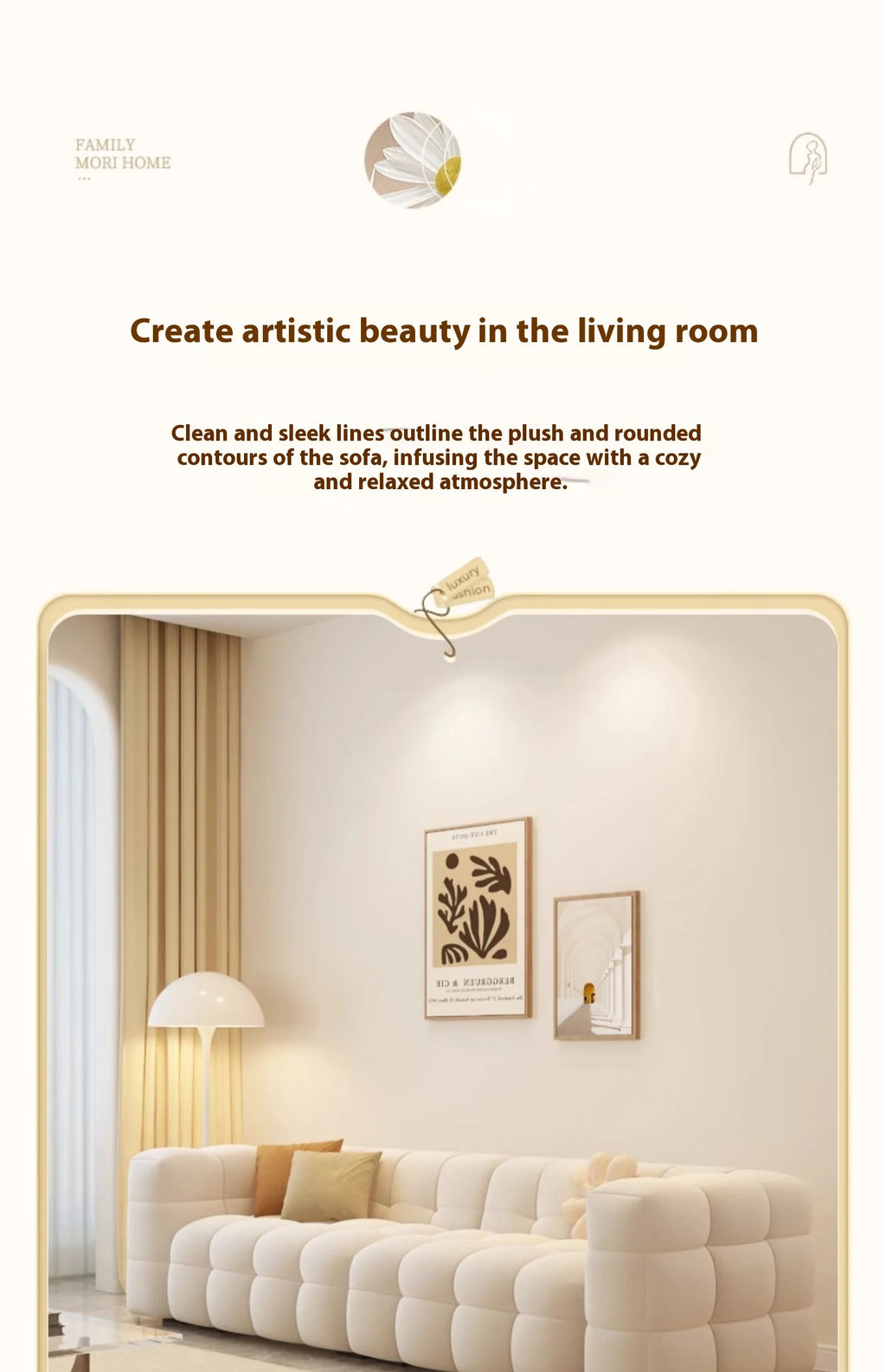 Plush Reclining Sofa Corner Lounger