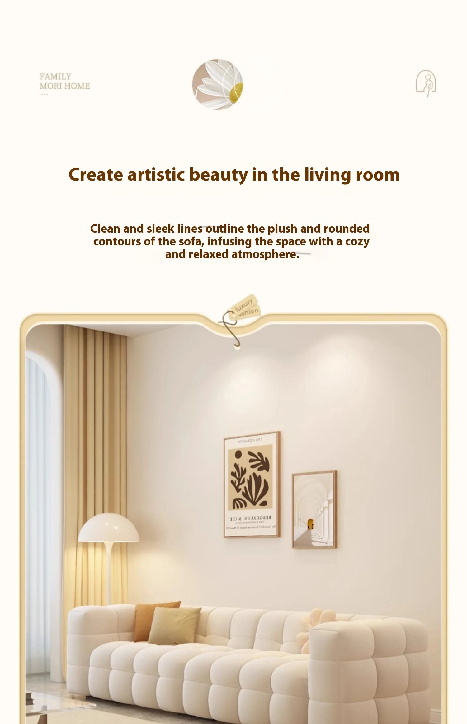 Plush Reclining Sofa Corner Lounger