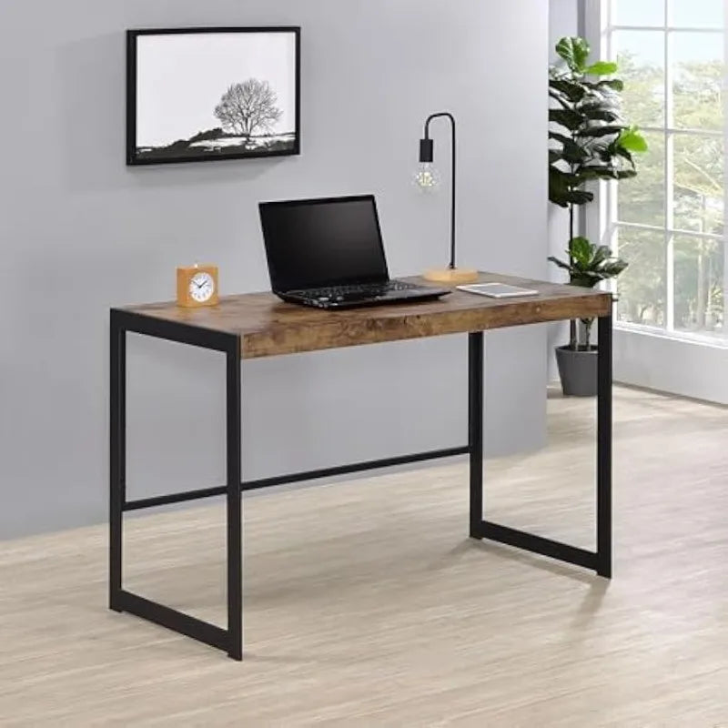 Engineered Wood – 47" Writing Desk with Farmhouse Style