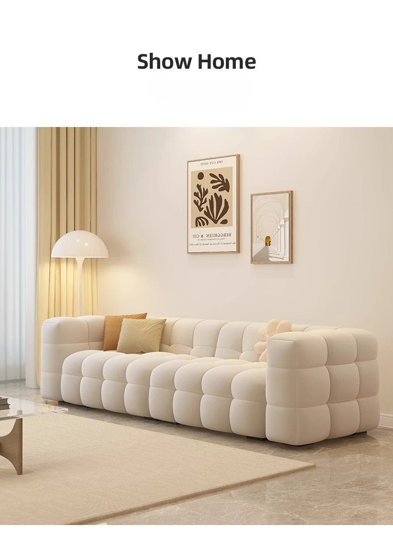 Plush Reclining Sofa Corner Lounger