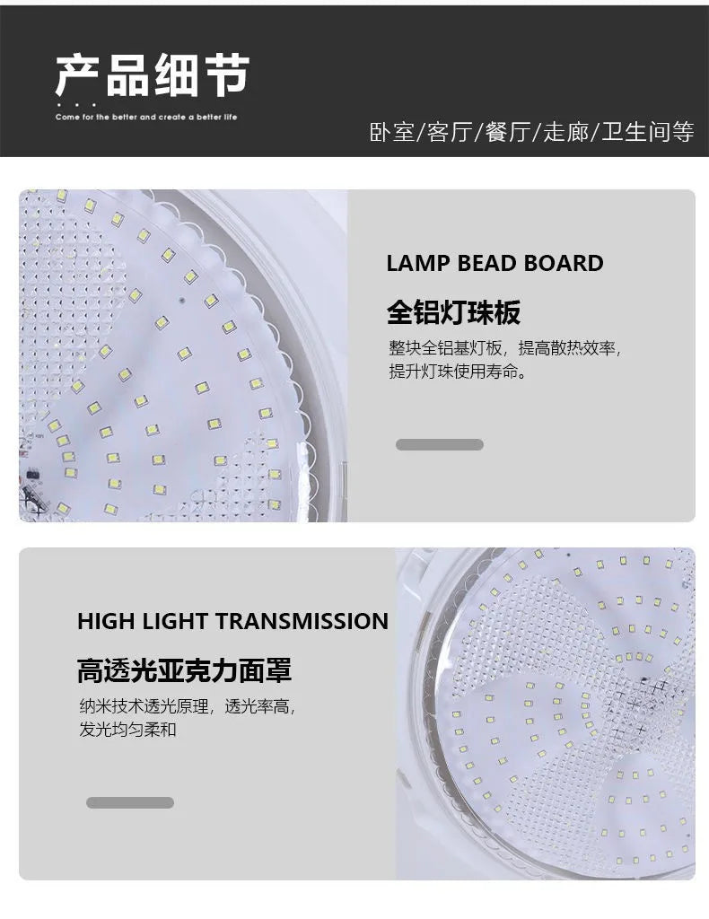 Solar Ceiling Light, Outdoor Indoor, Remote Control