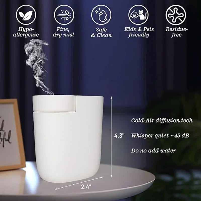 Plug-In Diffuser, Timer Control, Scent Intensity Button, Bluetooth APP