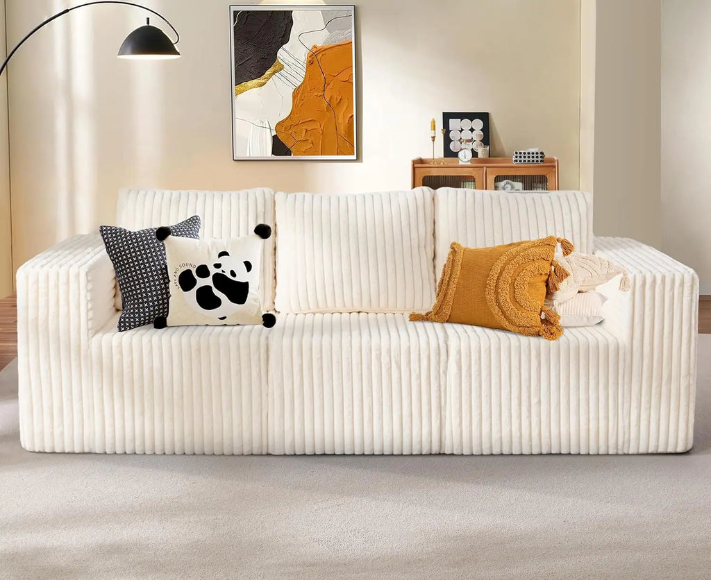 3-Seater Modular Couch, Deep Seat, Pillows