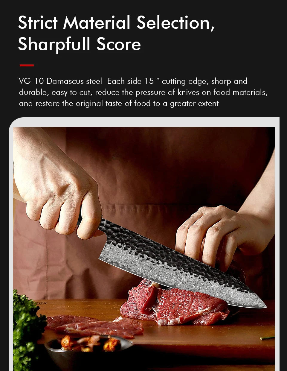 Japanese Chef's Knives 67 Layer Damascus Steel