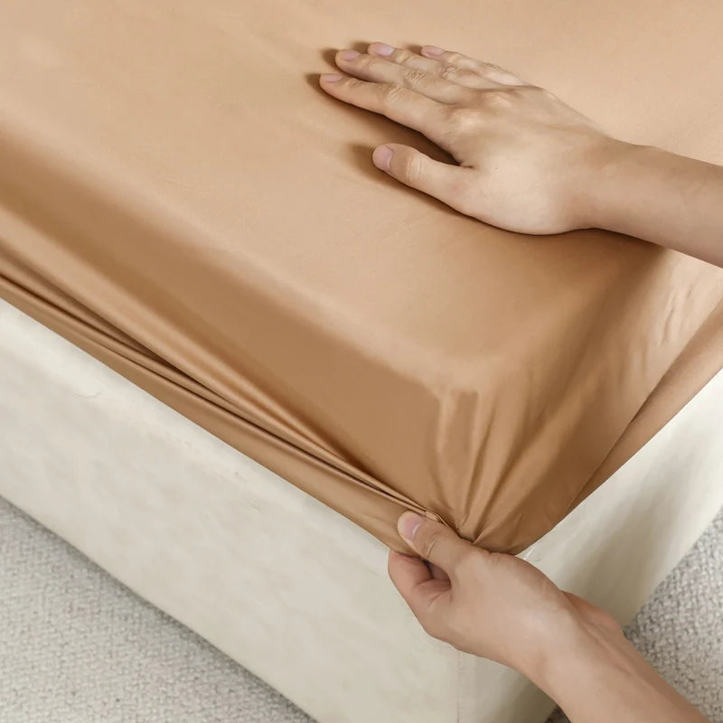 Mulberry Silk Fitted Sheet, Non-Slip Bed Cover