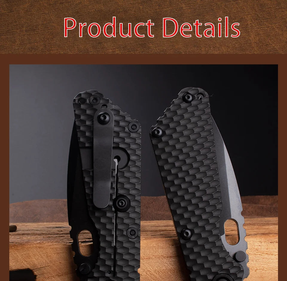 Titanium Handle, Folding Pocket Knife