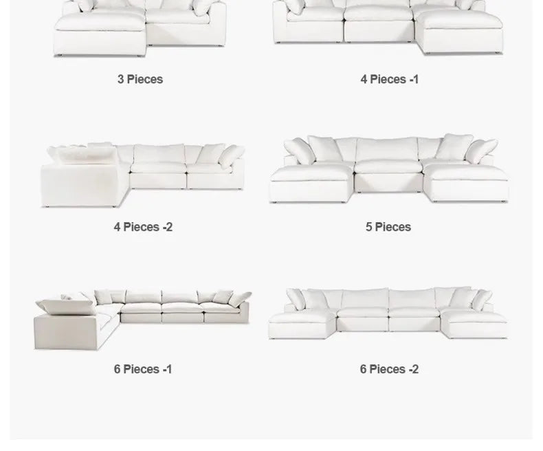 Customizable Corduro, Chenille Corner Sofa