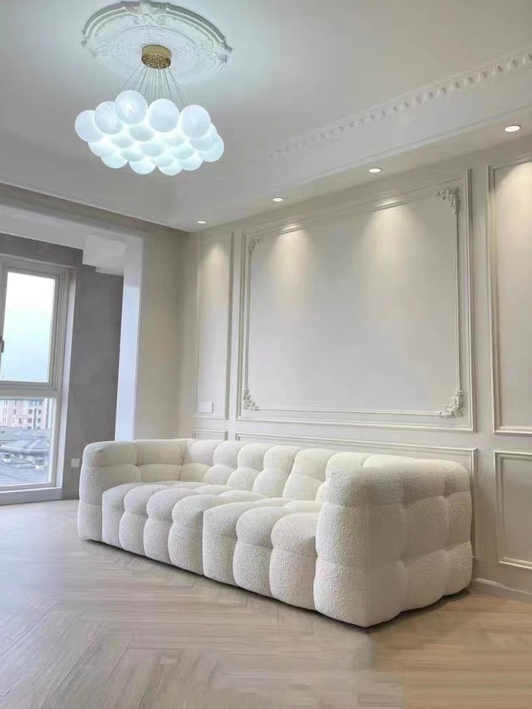 Plush Reclining Sofa Corner Lounger