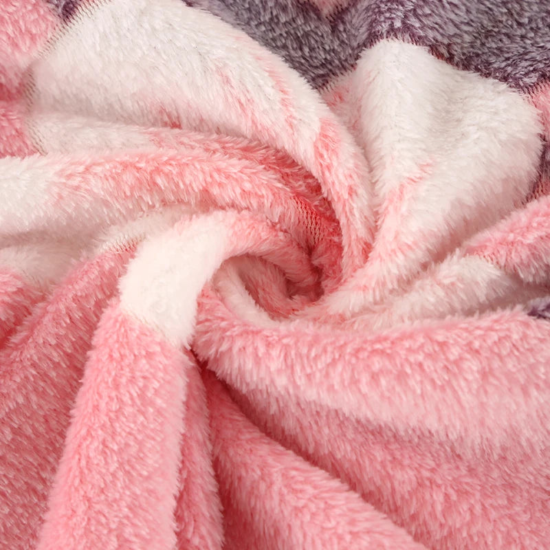 Flannel Blankets, Soft Comfortable, Various Colors, Patterns, Sizes