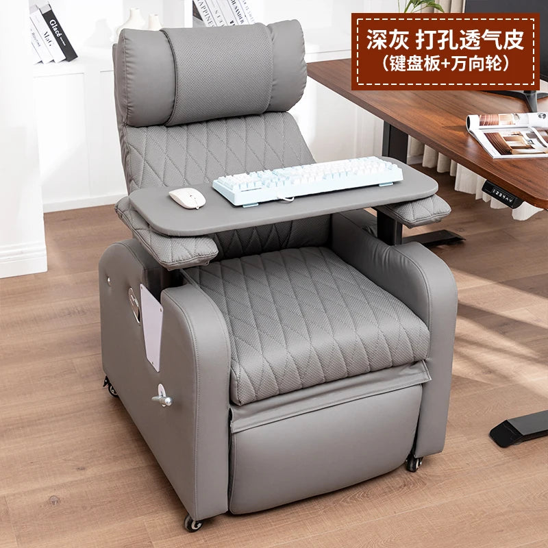 Leather Sofa Lounge Armchair Living Room Recliner