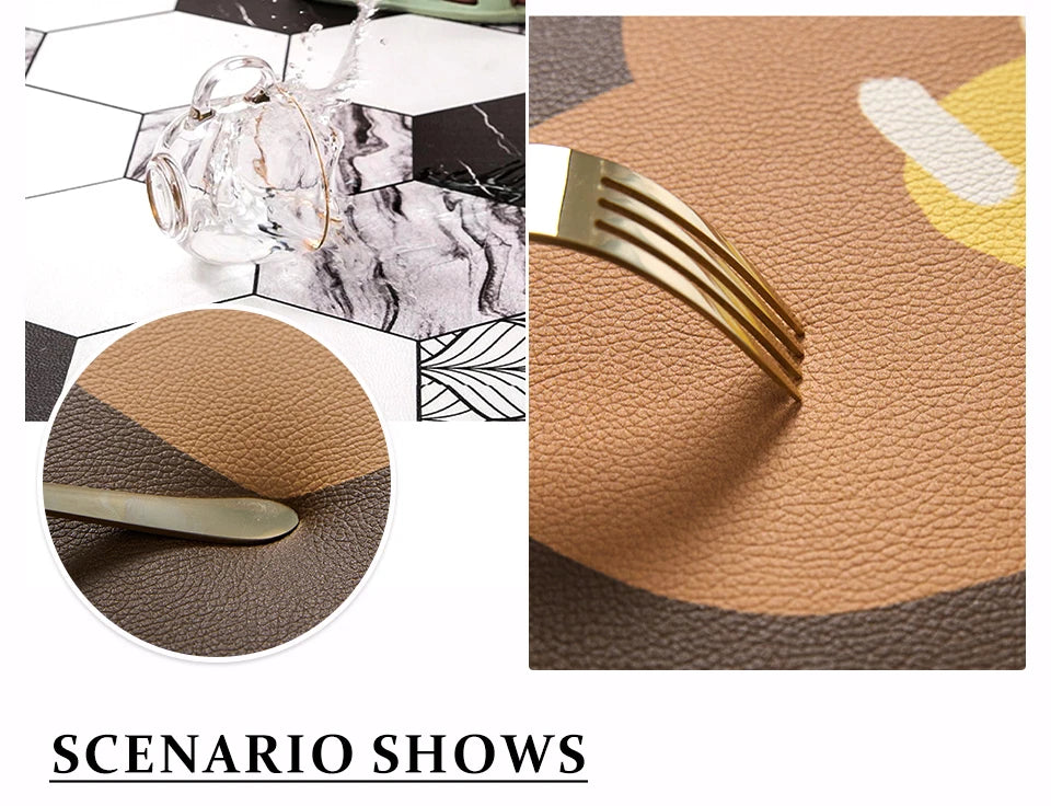 Waterproof, Oil-proof, Non-slip Floor Mats, Area Rugs