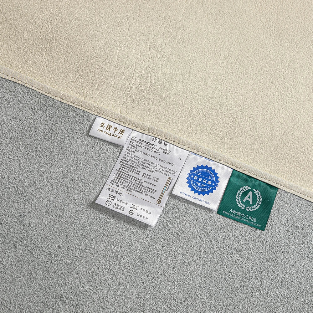 Water Buffalo Cowhide Mattress Topper, 2 Pillowcases