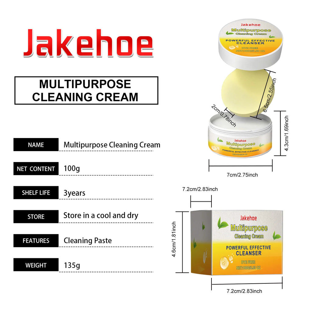 5pc Kitchen Oil, Dust, Stain, Grease Remover Cream