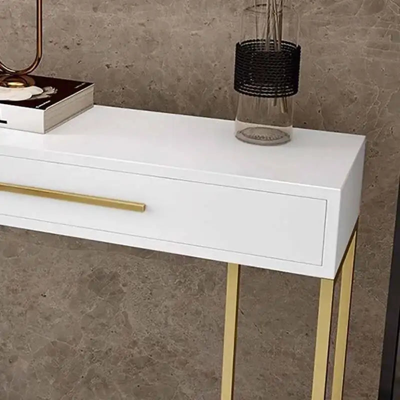 Modern Luxury Beauty Console Table With Storage