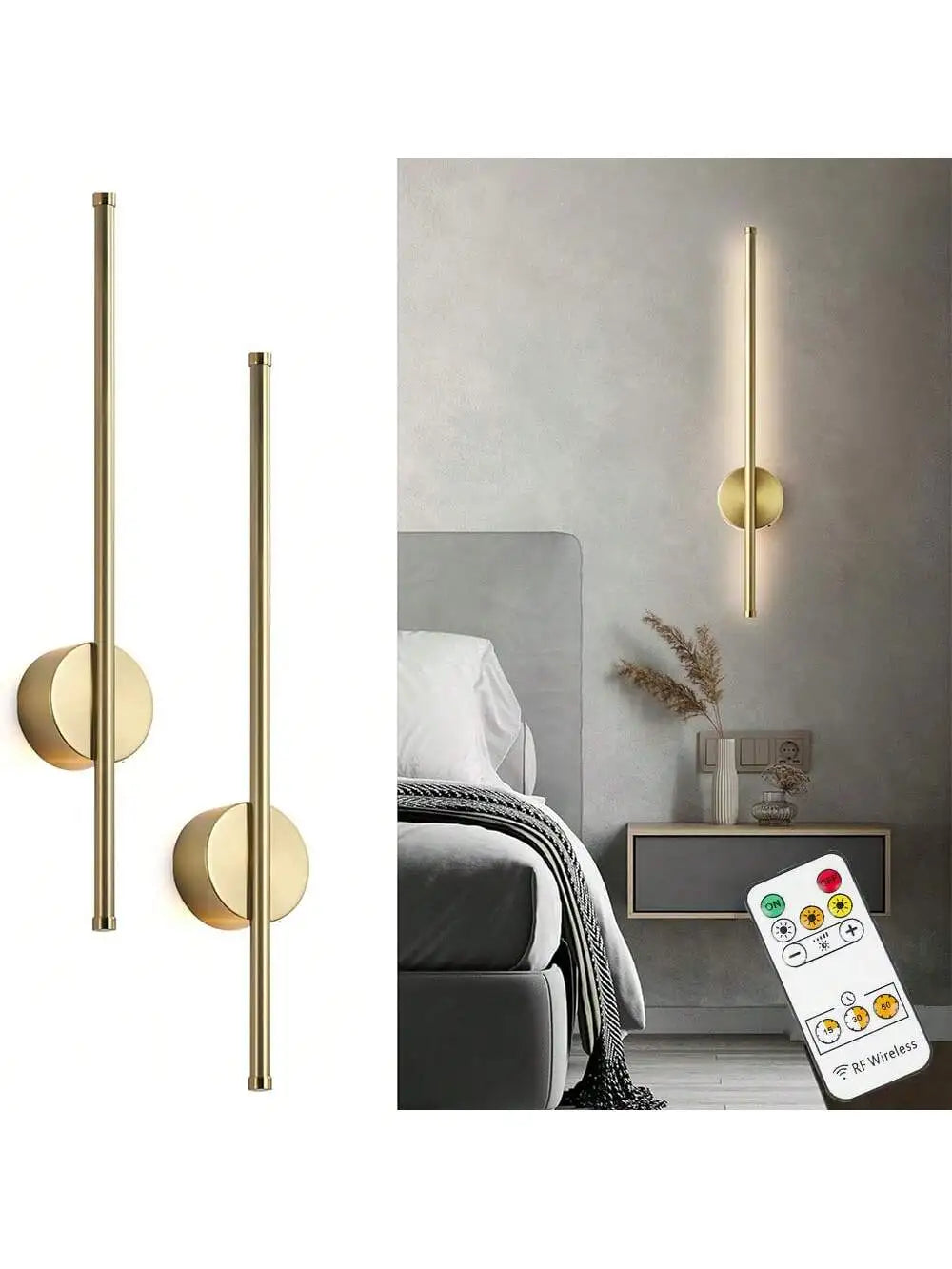 LED Rechargeable, Dimming Wall Decor Lamp