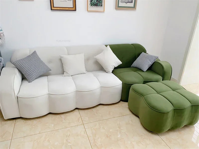 Brown Living Room, Small Apartment, Marshmallow Cloud Sofa