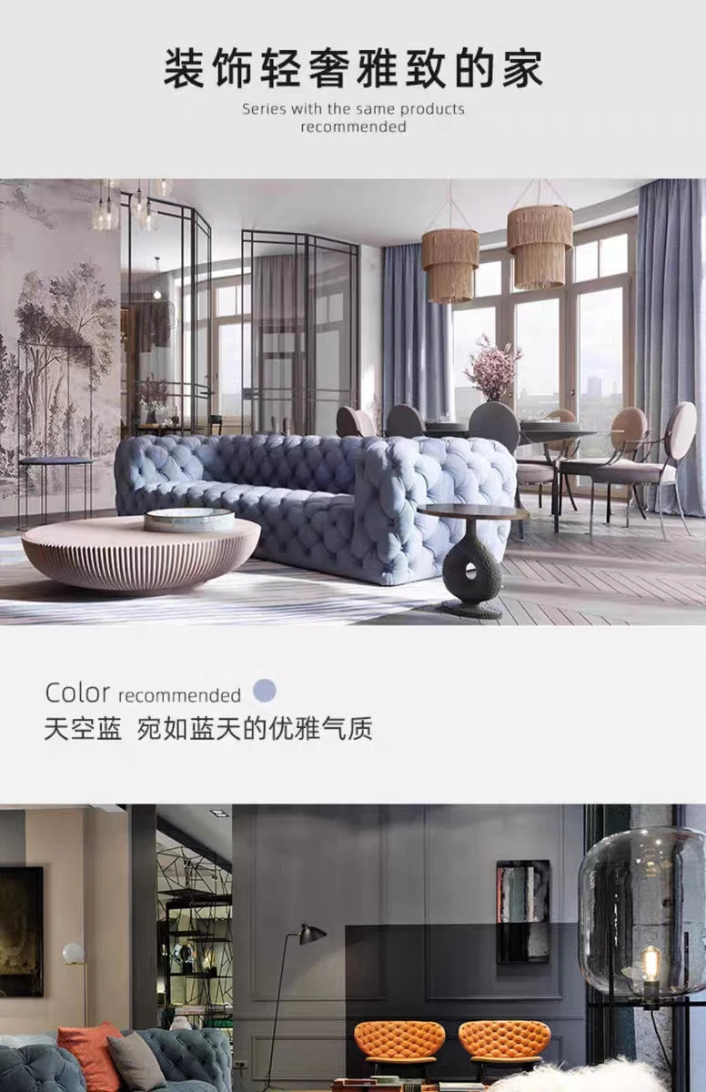 Simple Fancy Living Room Sofas, Large Gold