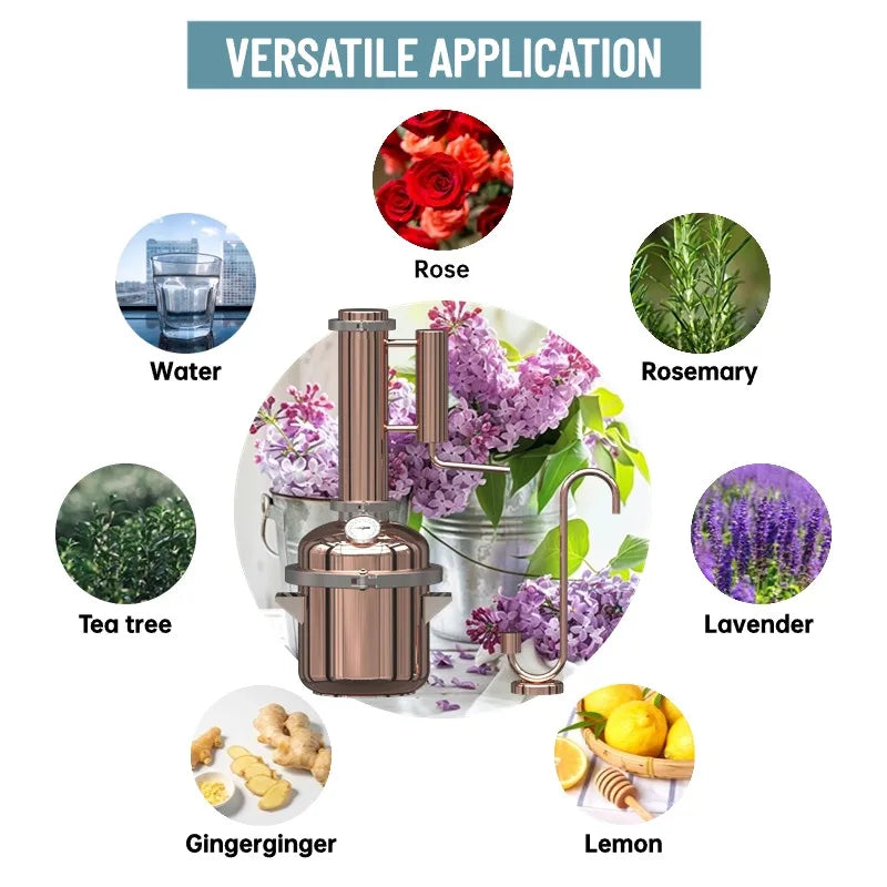 8L Home Distiller Essential Oil Distillation Kit